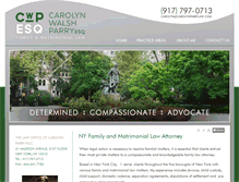 Tablet Screenshot of carolynparrylaw.com